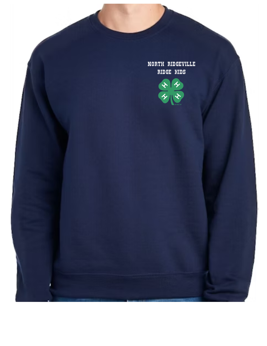 North Ridgeville Ridge Kids 4-H Club Crewneck Sweatshirt